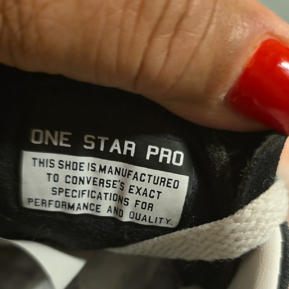 Men's Converse Star Black & White  Sneakers - Picture 9 of 9